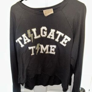 Judith march tailgate time crew neck sweater